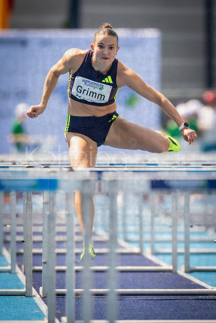 Multisport Event; Ratingen, 27.06.2026 | RATINGEN, GERMANY - JUNE 27, 2026 : Vanessa Grimm (GER / Germany) competing in the 100m hurdles during the Multisport Event at Stadion Ratingen on June 27, 2026 in Ratingen, Germany.