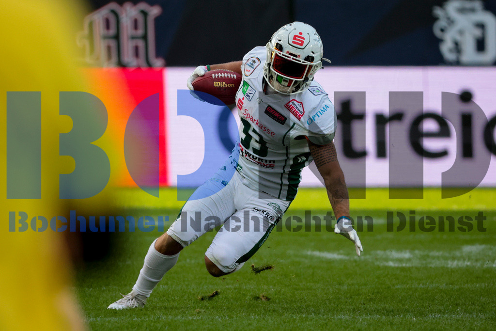  14.10.2023 - 
 | Sebastian Sendlak / Bochumer Nachrichtendienst (BOND) - GFL-Bowl 2023: Schwaebisch Hall Unicorns vs. Potsdam Royals - Realisiert mit Pictrs.com