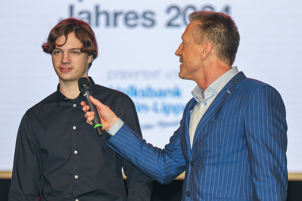 top-top.de250214-227 | Die 3. Weseler SportNacht, die große Sportgala mit Ehrungen der Weseler Sportler des Jahres 2024 findet am Freitag, den 14.02.2025 im Festzelt an der Rheinpromenade statt.Foto: Erwin Pottgiesser