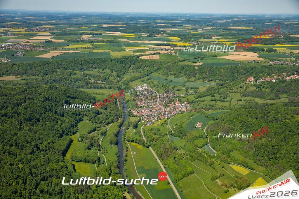 Kocherstetten Künzelsau Bild- Das Luftbild wurde 2025 vom UL-Flugzeug heraus erstellt ( keine Drohne ) - Hochauflösende Luftaufnahme -Nicht vergleichbar mit Google Maps oder Satelittenbilder- Die Geschenkidee !Mit Lizenz und Bildrechte bestellbar