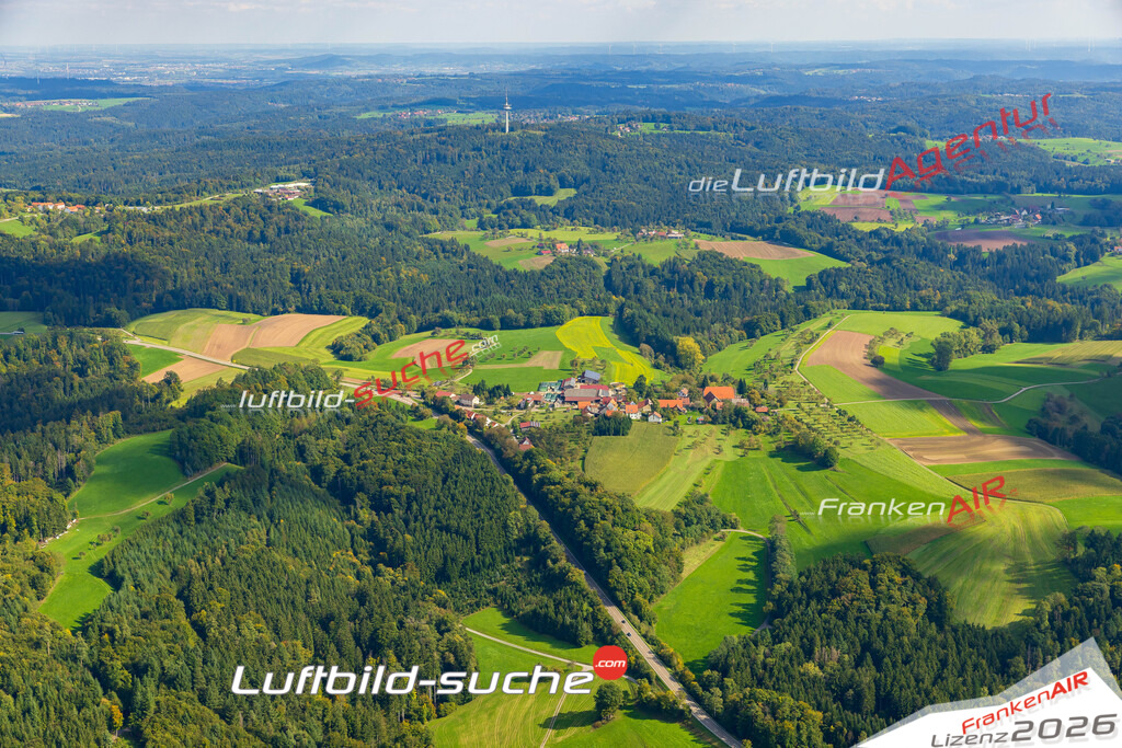 Geschenkidee Berwinkel bei Sulzbach an der Murr -Die Luftbildaufnahme wurde 2025 vom UL-Flugzeug heraus erstellt ( keine Drohne ) - Hochauflösende Luftaufnahme -Nicht vergleichbar mit Google Maps oder Satelittenbilder- Die Geschenkidee !Mit Lizenz und Bildrechte bestellbar