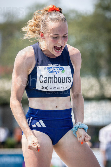 Multisport Event; Ratingen, 27.06.2026 | RATINGEN, GERMANY - JUNE 27, 2026 : Léonie Cambours (FRA / France) reacts during heptathlon’s high jump the Multisport Event at Stadion Ratingen on June 27, 2026 in Ratingen, Germany.