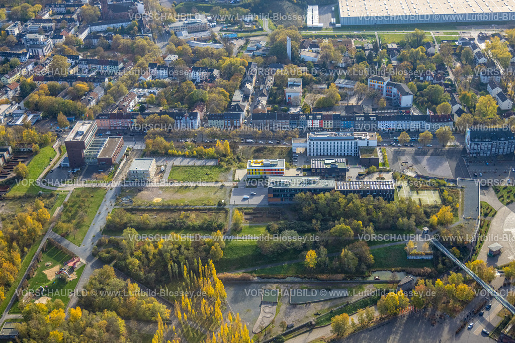 Bochum221100960 | Luftbild, Westpark mit Jahrhunderthaus, Kultur Ruhr, GHOTEL hotel & living Bochum, Kruppwerke, Bochum, Ruhrgebiet, Nordrhein-Westfalen, Deutschland