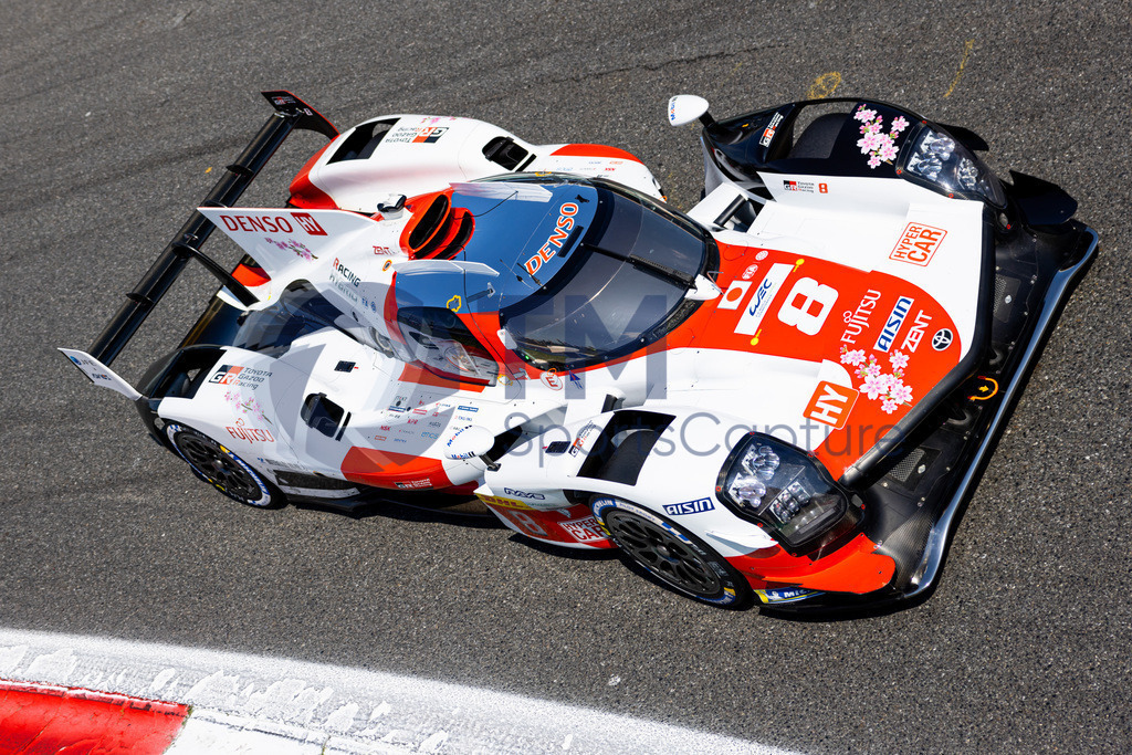 Trainproduction-20230708-0169 | MONZA,ITALY,08.Jul.23 - MOTORSPORTS - WEC, FIA World Endurance Championships, 6h of Monza, Autodromo Monza. Image shows Sebastien Buemi (SUI), Brendon Hartley (NZL) and Ryo Hirakawa (JPN/ Toyota Gazoo Racing). Photo: Trainproduction / Matthias Trinkl