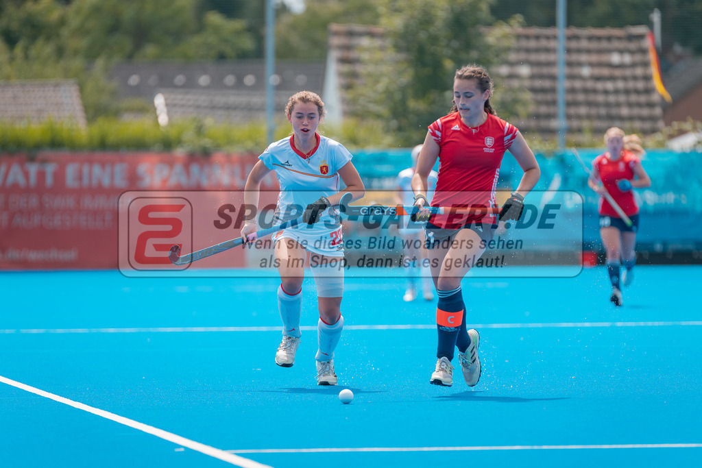 HK_20230713_101753 | Euro Hockey WU18 Spain vs England Championship Girls & Boys am 13.7.2023 CHTC , Krefeld ,