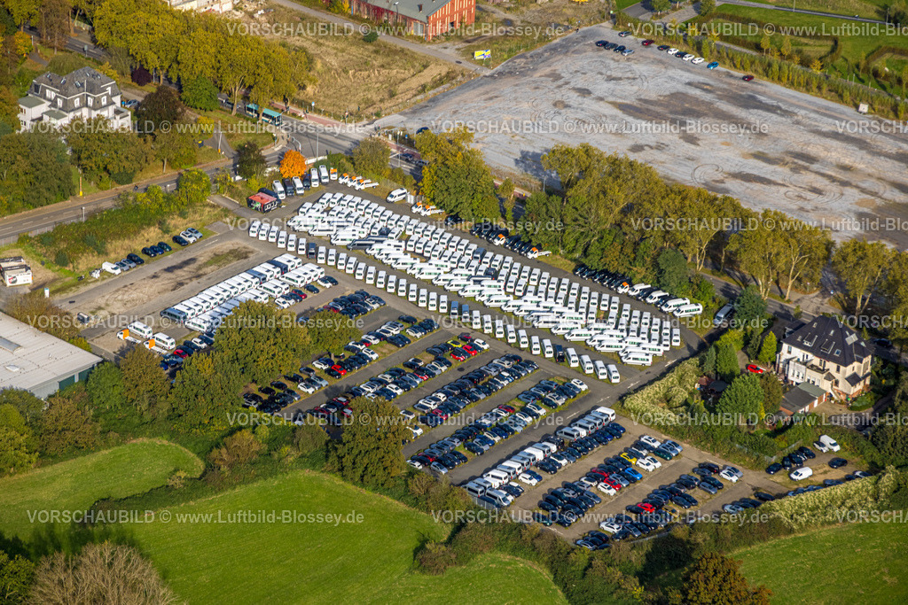 Kamp-Lintfort241013872 | Luftbild, PKW Neuwagen Parkplatz Bendsteg, Lintfort, Kamp-Lintfort, Ruhrgebiet, Nordrhein-Westfalen, Deutschland