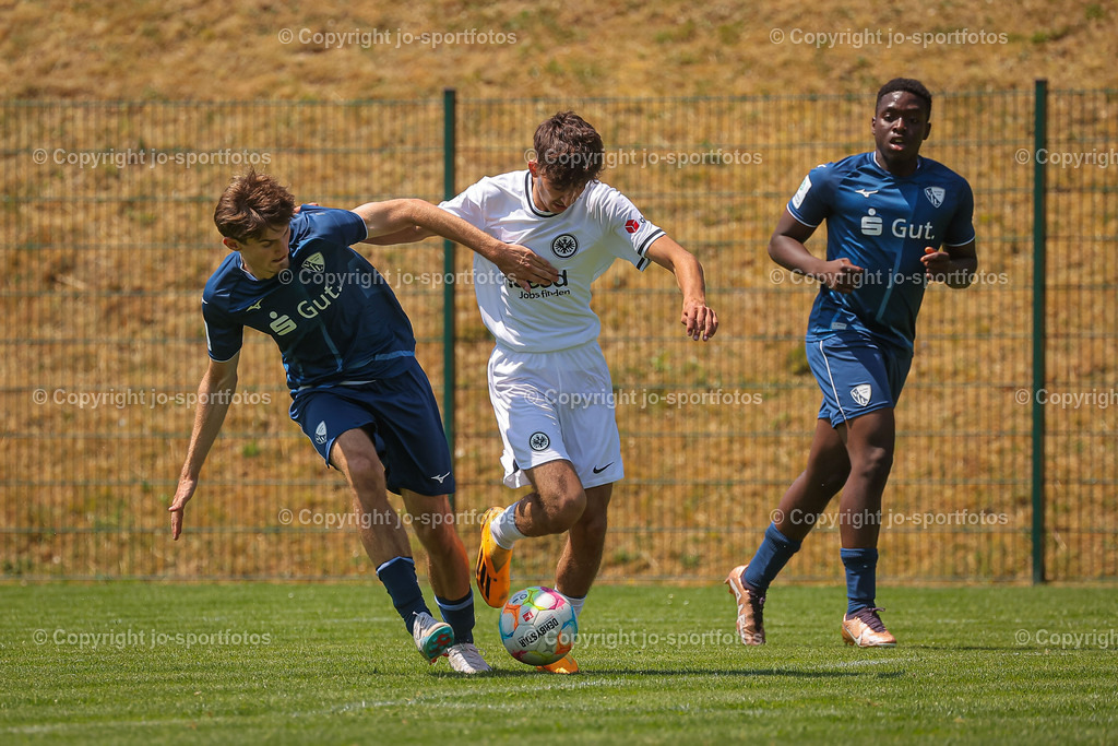 BQ3I6073 | 17.06.2023; Testspiel; Rasenplatz Offdilln; VfL Bochum U17 - Eintracht Frankfurt U17; Ergebnis: 3:1 (1:1)