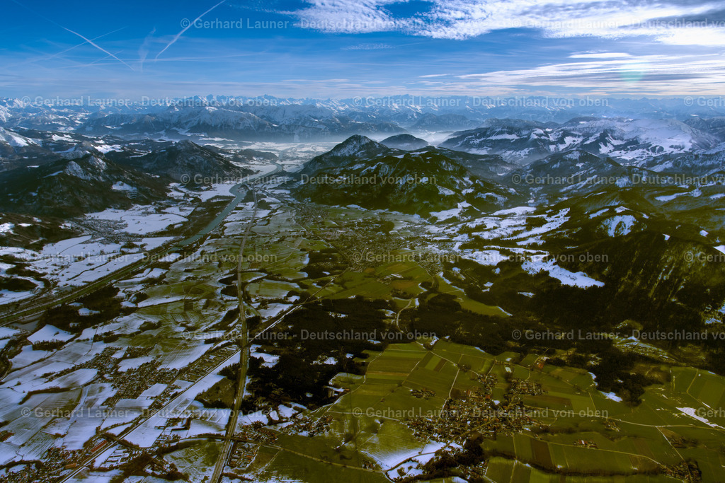 3900216 | Blick von Rosenheim über das Inntal bis zum Nationalpark Hohe Tauern