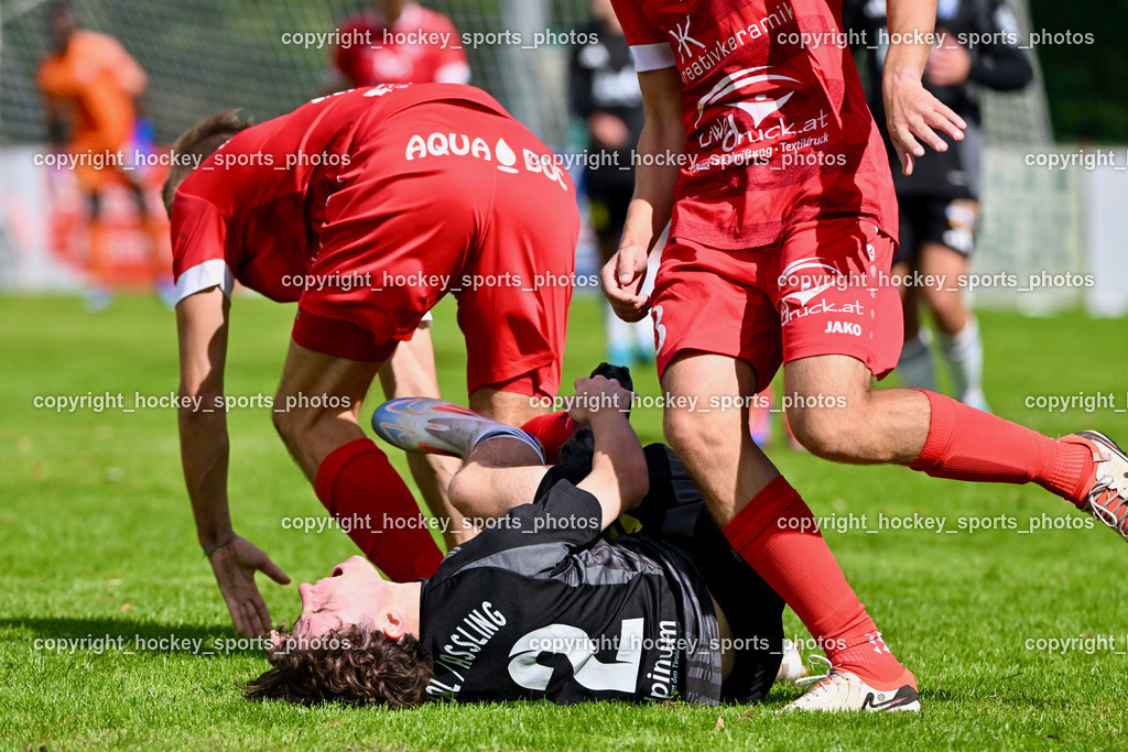 SV Rothentuhurn vs. URC Thal Assling | #22 Samuel Schönegger URC Thal Assling, SV Rothentuhurn vs. URC Thal Assling, SV Rothentuhurn vs. URC Thal Assling am 15.09.2024 in Rothenthurn (Sportplatz Rothenthurn), Austria, (Photo by Bernd Stefan)