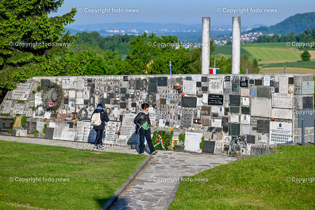 Internationale Gedenk- und Befreiungsfeier Gedenkstaette Mauthausen 2025_ 11.05.2025-1 | 11.05.2025, Mauthausen, AUT, Internationale Gedenk- und Befreiungsfeier Gedenkstaette Mauthausen 2025, 80 Jahre Befreiung KZ Mauthausen im Bild Besucher, Mahnmal, Gedenkstaette