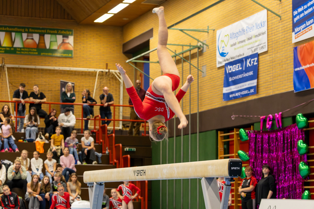 Deutsche Turnliga DTL (Bundesliga) der Frauen, 3. Wettkampftag 2025 in Ketsch***Fenja Lorenz (Dresdner SC) am Schwebebalken | Deutsche Turnliga DTL (Bundesliga) der Frauen, 3. Wettkampftag 2025 in Ketsch***Fenja Lorenz (Dresdner SC) am Schwebebalken - Realisiert mit Pictrs.com