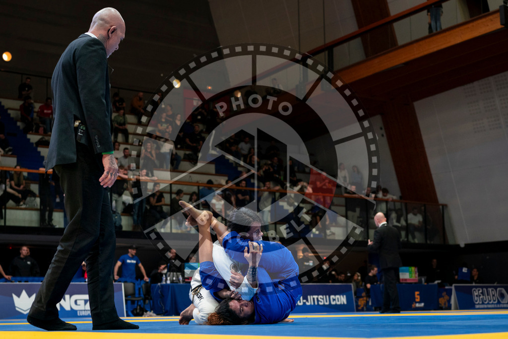 20240126PBB1913 | Fighters compete during the Brazilian Jiu-Jitsu European Championship of the IBJJF in Paris, France, on January 26, 2024.