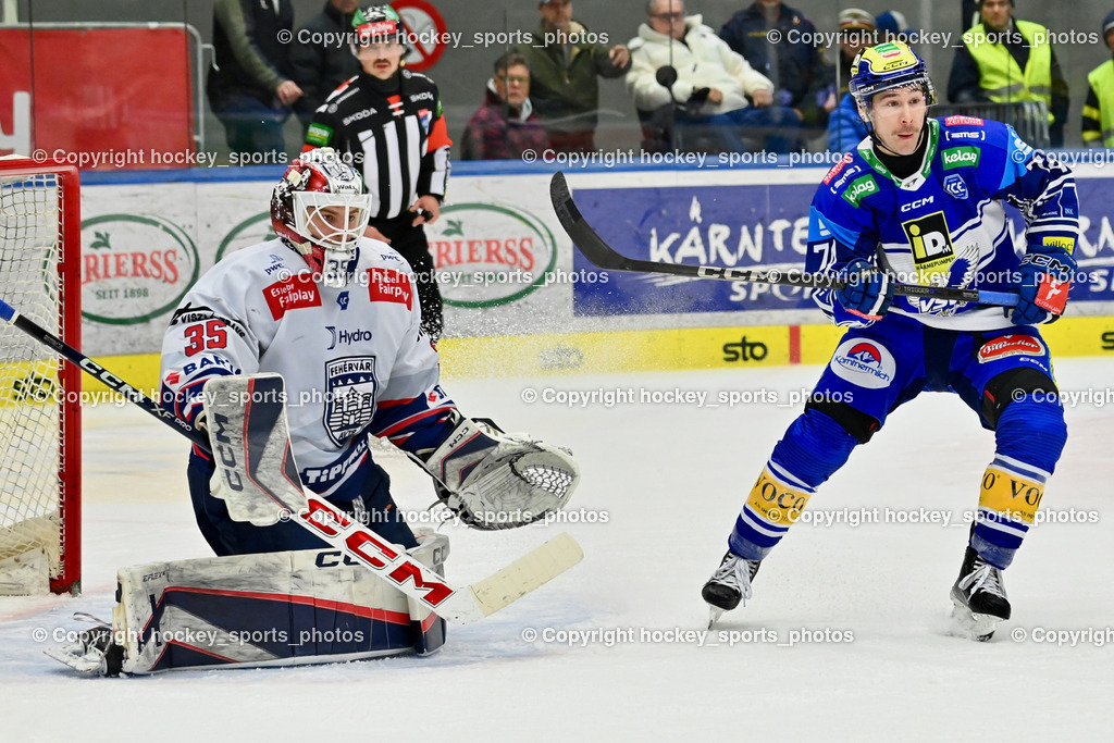 EC IDM WÄRMEPUMPEN VSV vs. HYDRO FEHERVAR AV 19 | #35 Horvath Dominik HYDRO FEHERVAR, #74 COATTA Max EC VSV, EC IDM WÄRMEPUMPEN VSV vs. HYDRO FEHERVAR AV 19, EC IDM WÄRMEPUMPEN VSV vs. HYDRO FEHERVAR AV 19 am 20.11.2024 in Villach (Stadthalle Villach), Austria, (Photo by Bernd Stefan)