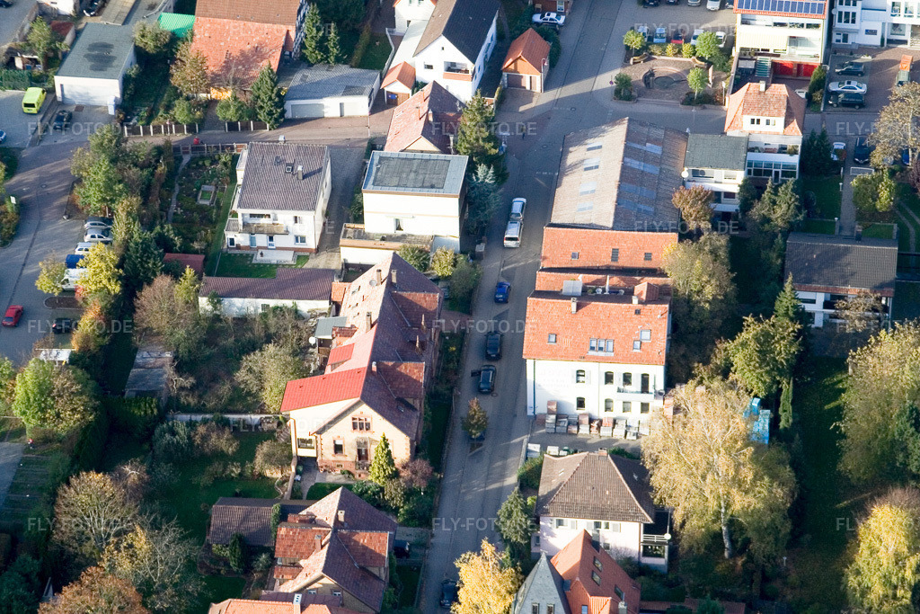 Luftbild: Bismarckstr in Kandel im Bundesland Rheinland-Pfalz in Deutschland. Foto: IMG_4523.jpg vom 10.11.2006 durch Werner Riehm/FLY-FOTO.de