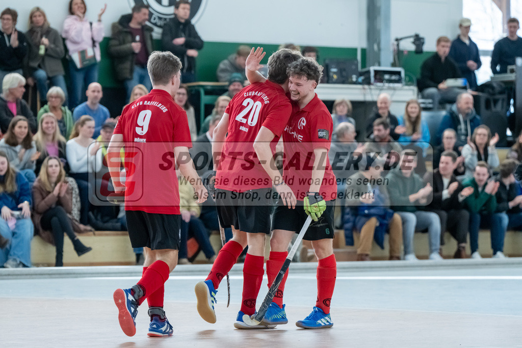 HK_20250202_102381 | 2. Bundesliga Halle Herren Club Raffelberg - Schwarz Weiss Köln am 2.2.2025 Halle am Raffelberg, Duisburg ,