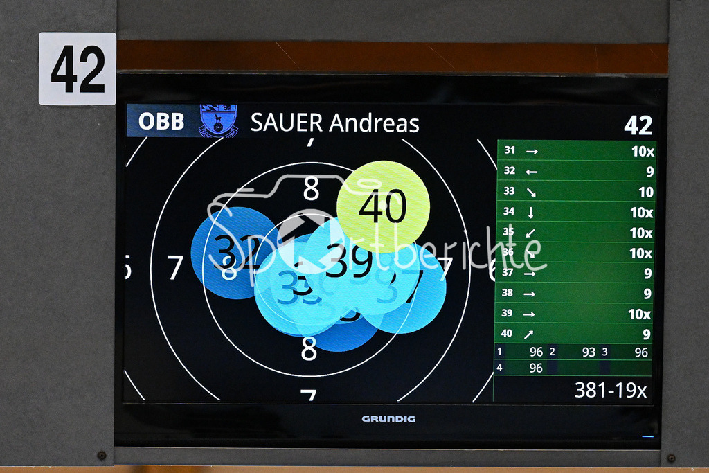 Aufstiegswettkampf Bayernliga | Endergebis Andreas SAUER / SV Gemuetlichkeit Todtenweis