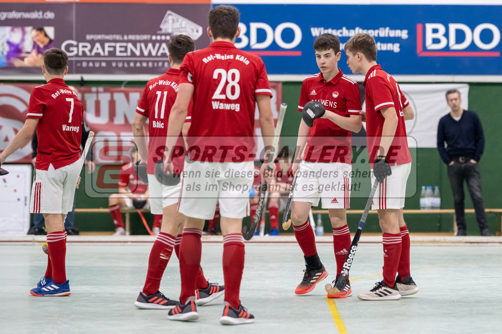 SFE_20230305_0028 | Deutsche Meisterschaft Männliche U16 Halle 2023 am 05.03.2023 in Köln (KTHC Stadion Rot-Weiss Köln Tennis and Hockey Club), Photo: Stephan Fehrmann 2022 (Sports-Gallery)
