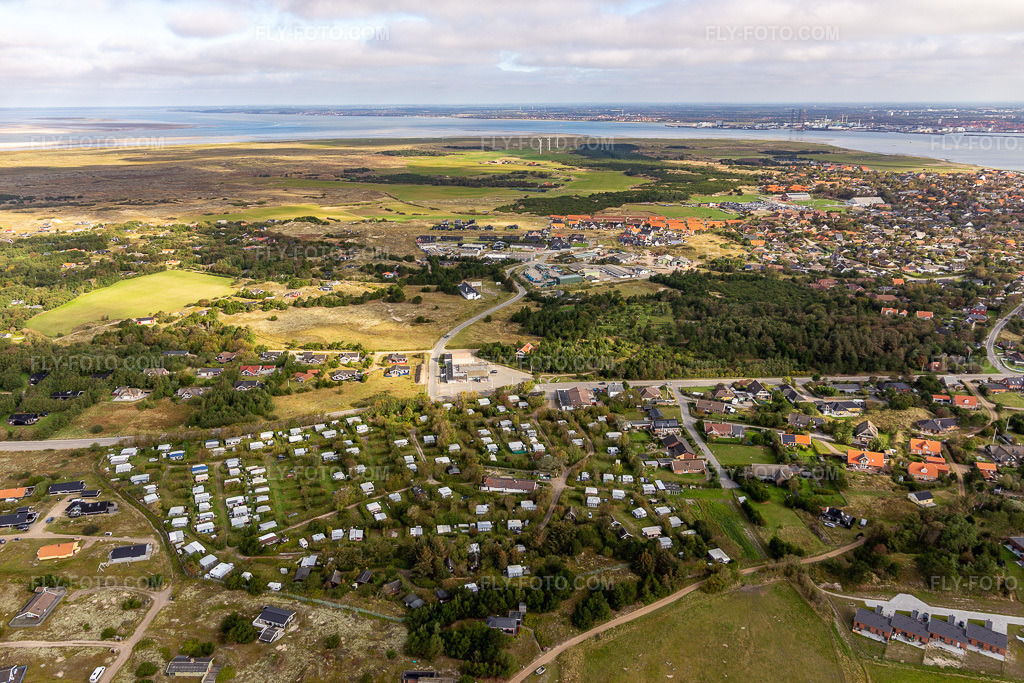 Aerial view: Tempo Camping in Fanø in the state South Denmark, Denmark.Photo: IMG_118542.jpg taken on 09/21/2019 by Werner Riehm/FLY-FOTO.comResolution of the original: 5472 x 3648 px