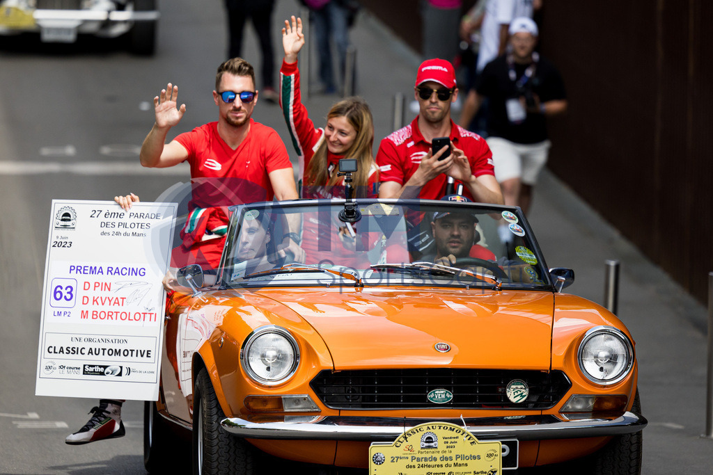 Trainproduction-20230609-0038 | LE MANS,FRANCE,09.Jun.23 - MOTORSPORTS - WEC, FIA World Endurance Championships, 24 Hours of Le Mans, Circuit de la Sarthe, drivers parade. Photo: Trainproduction / Matthias Trinkl