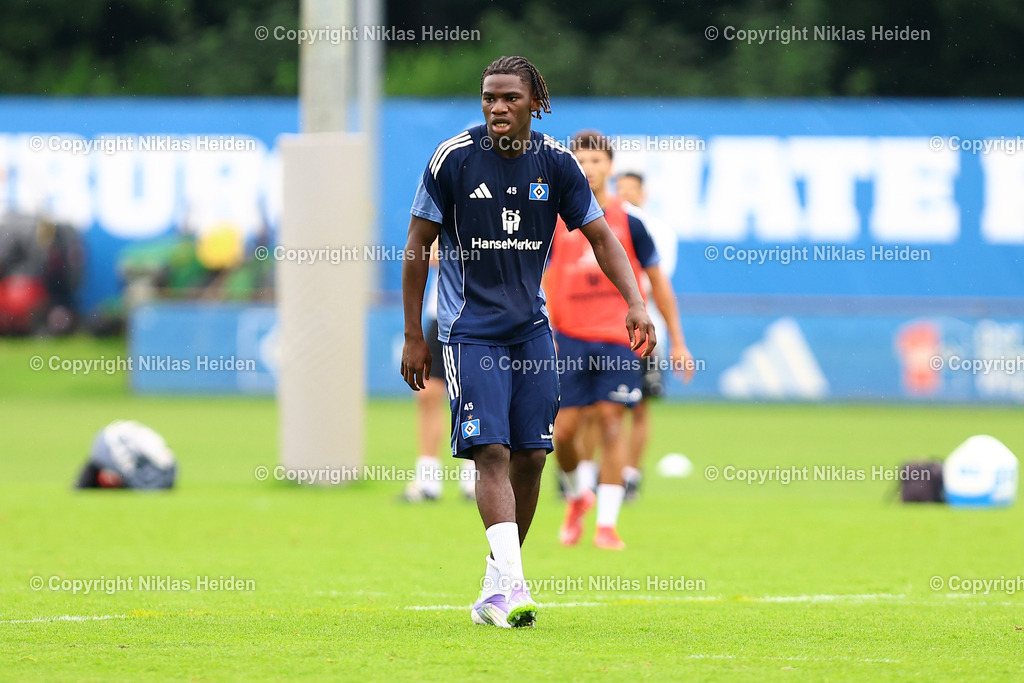 NH_HamburgerSV_Training_21072025 | #45 Fabio Balde (Hamburger SV)Fußball I Herren I Training I Saison 2025-2026 I Hamburger SV I 20.07.2025 I Trainingsplätze Volksparkstadion