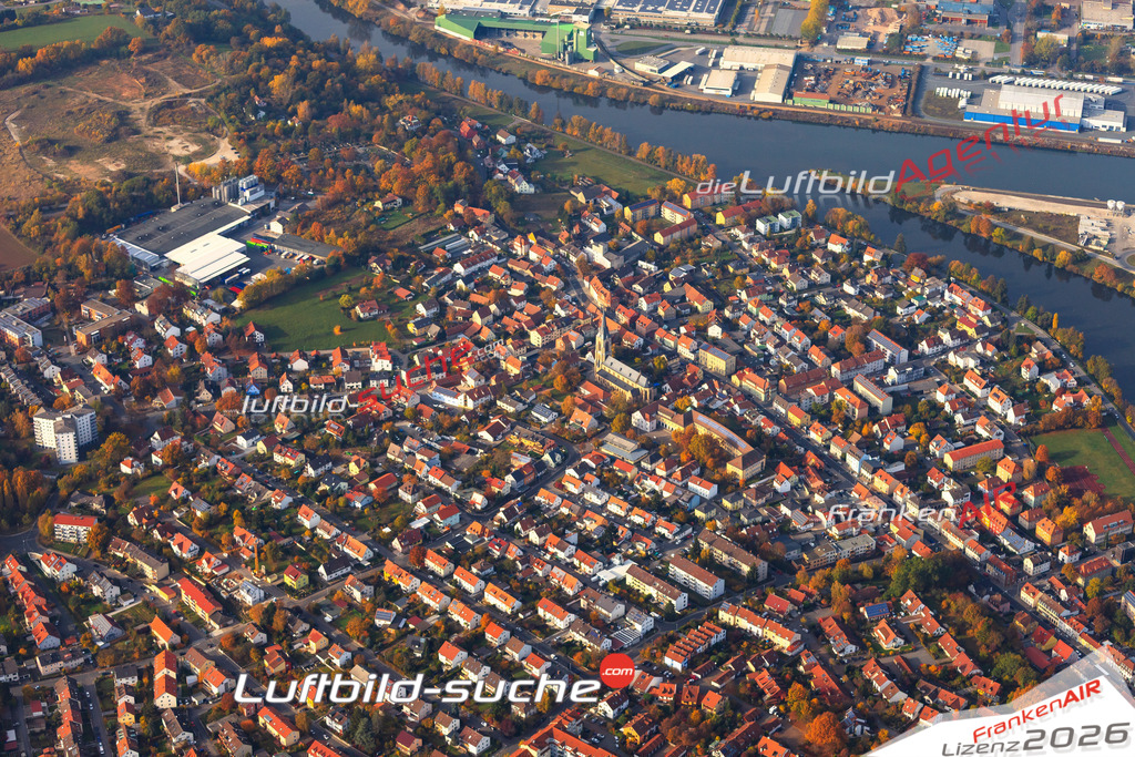 Die Luftaufnahme Gaustadt -  wurde vom UL-Flugzeug (keine Drohne) aus fotografiert.Hohe Druck- Auflösung-die Geschenkidee!