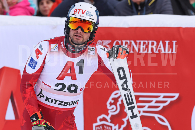 Audi FIS Ski World Cup: Men’s Slalom – Hahnenkamm Race, Kitzbuehel | Kitzbuehel, Austria, 25.Jan.26 - Alpine Skiing - FIS World Cup, Hahnenkamm Race, Slalom, men. The image shows STROLZ Johannes (AUT, Head).