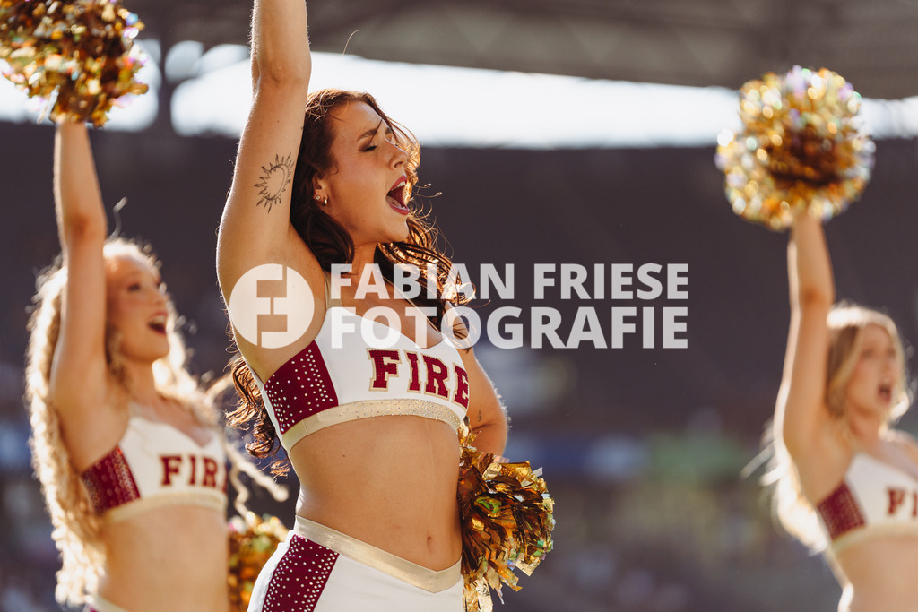 GER Rhein Fire vs. Alpine Rams, American Football, AFLE, Saison 2026, 01.08.2026 | GER Rhein Fire vs. Alpine Rams, American Football, AFLE, Saison 2026, 01.08.2026Foto: Eibner-Pressefoto/Fabian Friese - Realisiert mit Pictrs.com