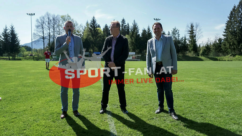 AUSTRIA U15 - MEXICO U15 | Günter Leikam, Reinhard Antolitsch, Karl Zußner ; AUSTRIA U15 - MEXICO U15 am 29.04.2022 in Arnoldstein
(Sportplatz), AUSTRIA, (Photo by Ernst Krawagner sport-fan.at) - Realisiert mit Pictrs.com