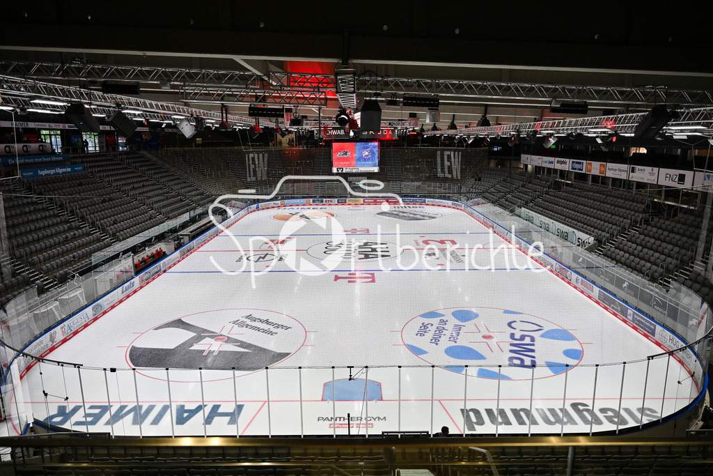 Augsburger Panther - Adler Mannheim | Das Curt Frenzel Stadion in Augsburg ist bereit für das erste DEL Heimspiel der Panther in der Saison 2025/26 / Symbolbild / DEL: Augsburger Panther - Adler Mannheim; Curt Frenzel Stadion am 14.09.2025