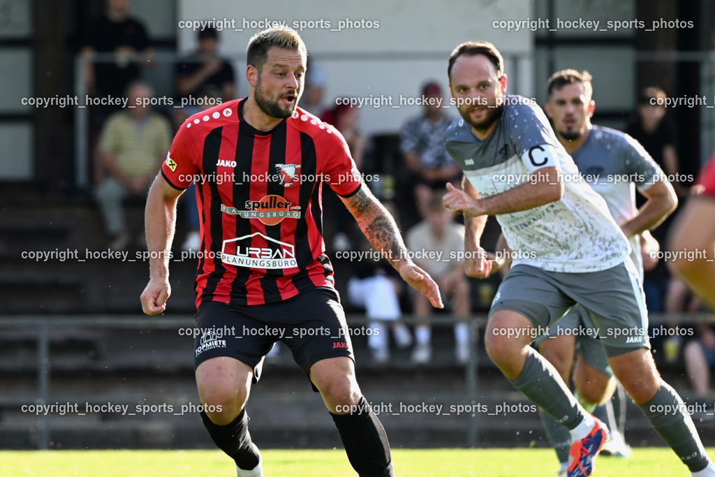 MSC Magdalen vs. ATUS Nötsch  | #91 Christian Lussnig ATUS Nötsch, #15 Christoph Erlacher MSC Magdalen, MSC Magdalen vs. ATUS Nötsch , MSC Magdalen vs. ATUS Nötsch  am 18.07.2025 in Villach (Sportplatz Magdalen), Austria, (Photo by Bernd Stefan)