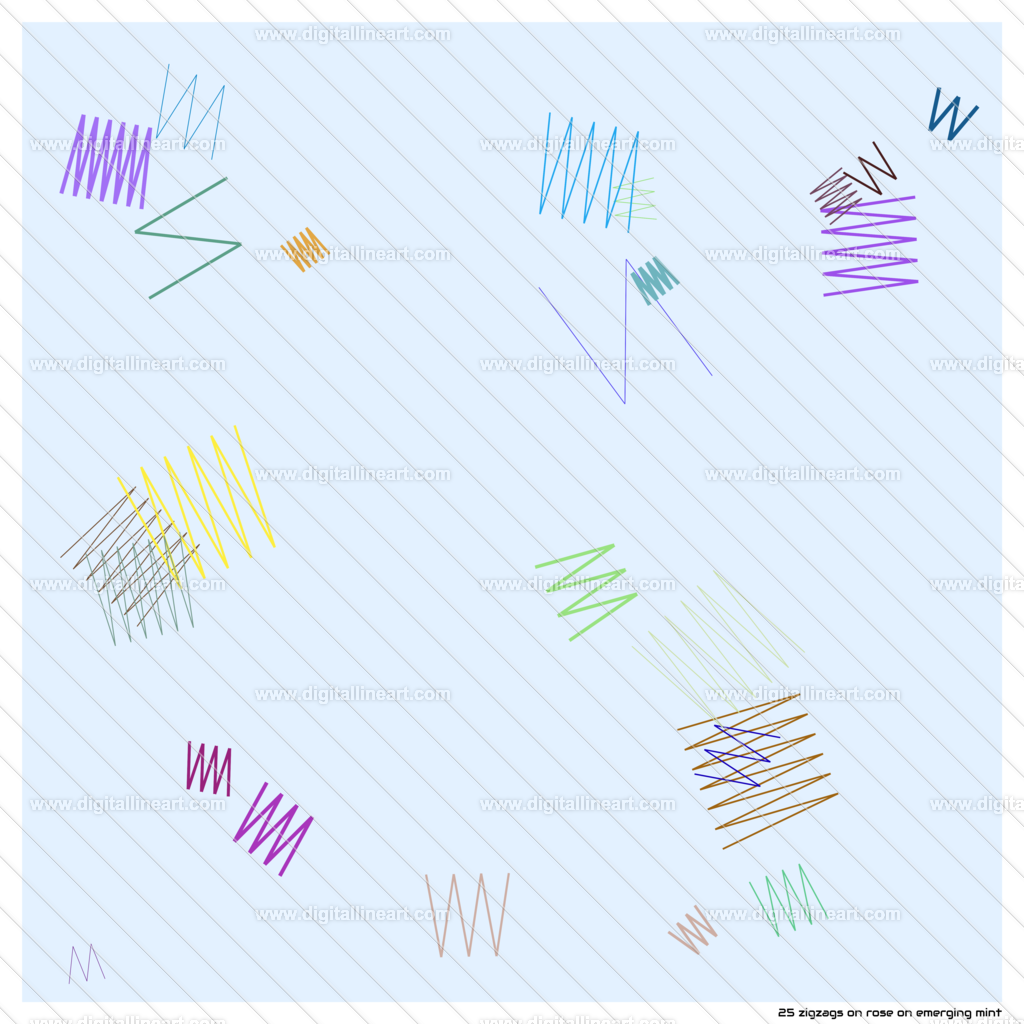 25-zigzags-rose-on-emerging-mint | digitallineart - Realisiert mit Pictrs.com