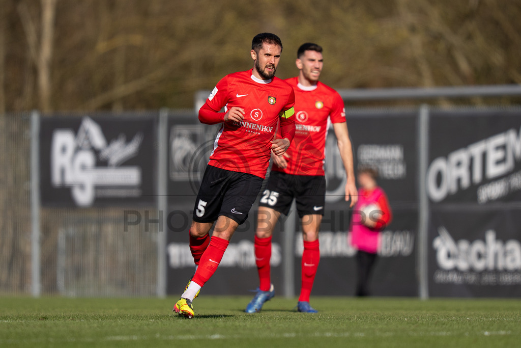 SG Sonnenhof Großaspach vs. KSV Hessen Kassel, Fussball, Regionalliga Südwest, 23. Spieltag, Saison 2025/2026, 07.03.2026 | Volkan Celiktas (SG Sonnenhof Großaspach, #05),SG Sonnenhof Großaspach vs. KSV Hessen Kassel, Fussball, Regionalliga Südwest, 23. Spieltag, Saison 2025/2026, 07.03.2026Foto: photosbyphips/Philip Ziegler