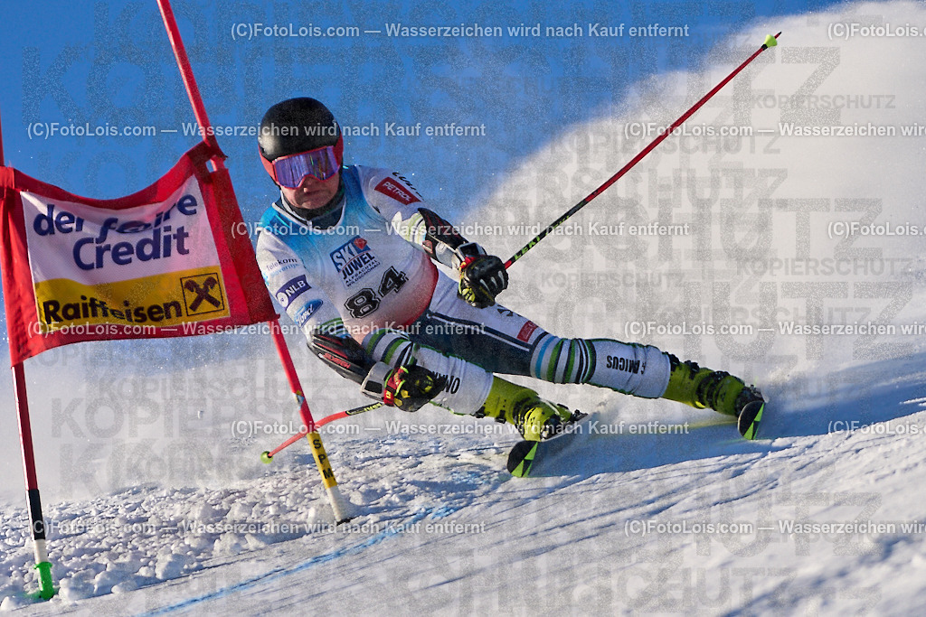 ALP4420_MASTERS-Cup_GS-A Herrn_Borovinsek Samuel | (C)FotoLois.com, Alois Spandl. FIS Masters-Cup Wildschönau, Giant Slalom auf der Piste Schatzberg GS, Siegerehrung auf dem Dorfplatz Niederau, Sa 13. Januar 2024.
