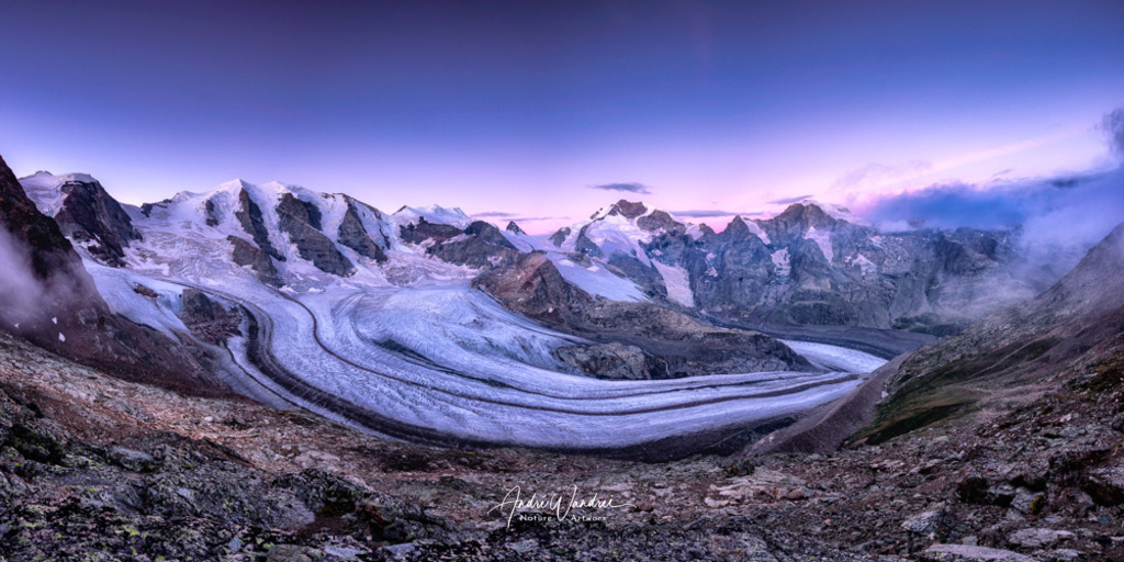 Persgletscher zur blauen Stunde | Andre Wandrei - Nature Artworx - Realisiert mit Pictrs.com