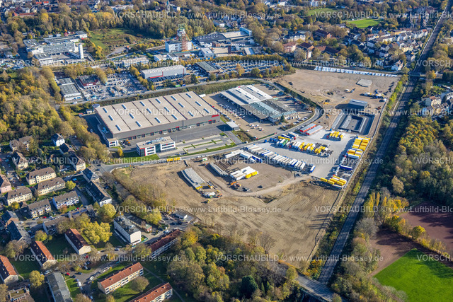 Bochum221100284 | Luftbild, Gewerbepark Zeche Robert Müser, Gewerbegebiet Arnoldschacht, Brock Kehrtechnik, Graf Transporte, Werne, Bochum, Ruhrgebiet, Nordrhein-Westfalen, Deutschland