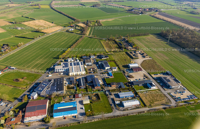 Ascheberg250400122Herbern | Luftbild, Gewerbegebiet Ondruper Straße, Raguse Gesellschaft für medizinische Produkte mbH Ascheberg, Herbern, Ascheberg, Münsterland, Nordrhein-Westfalen, Deutschland,