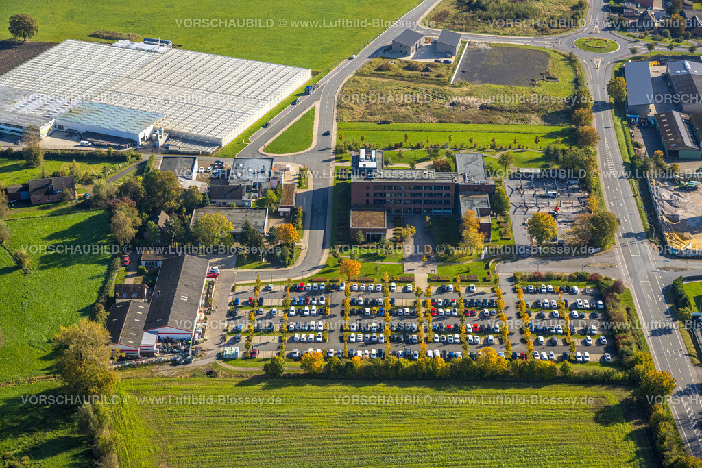 Selm241011674 | Luftbild, SARIA A/S GmbH Firmengebäude mit Parkplatz,  Volmary GmbH, Selm, Münsterland, Nordrhein-Westfalen, Deutschland