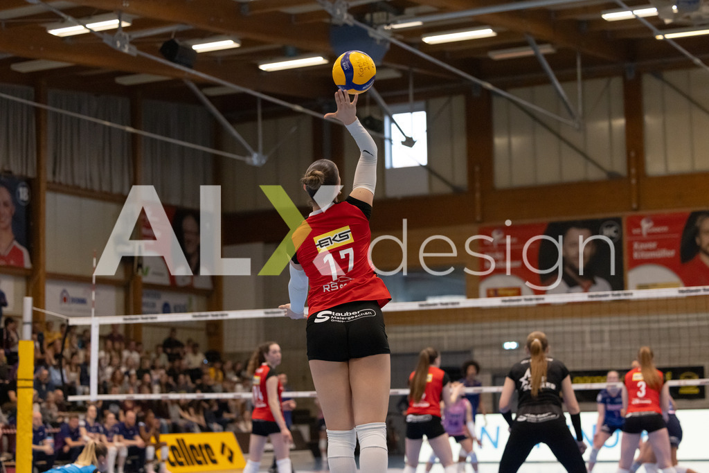 Volleyball I Frauen I Saison 2025-2026 I Volleyball NLA | Women I 1/2 Finals I  VC Kanti Schaffhausen - Sm'Aesch Pfeffingen I 22.03.2026 | 17 Leana Zuvic (CH) (VC Kanti Schaffhausen) - Aussen - Realisiert mit Pictrs.com