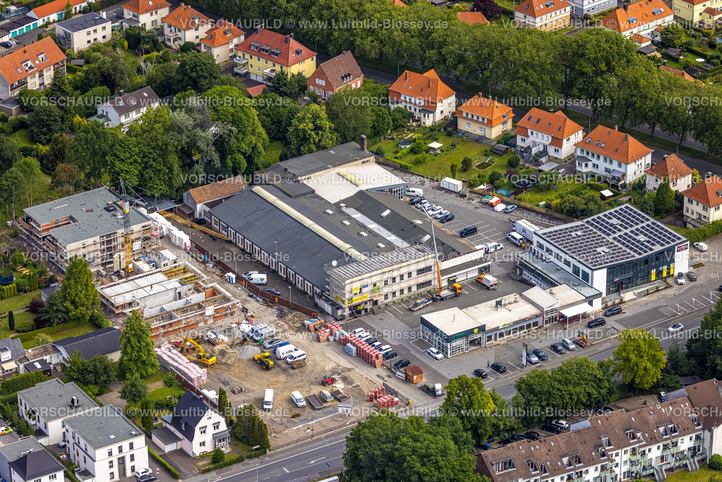 Soest220600499 | Luftbild, Luftbild, Baustelle am Gewerbegebiet Westenhellweg, Soest, Soester Boerde, Nordrhein-Westfalen, Deutschland
