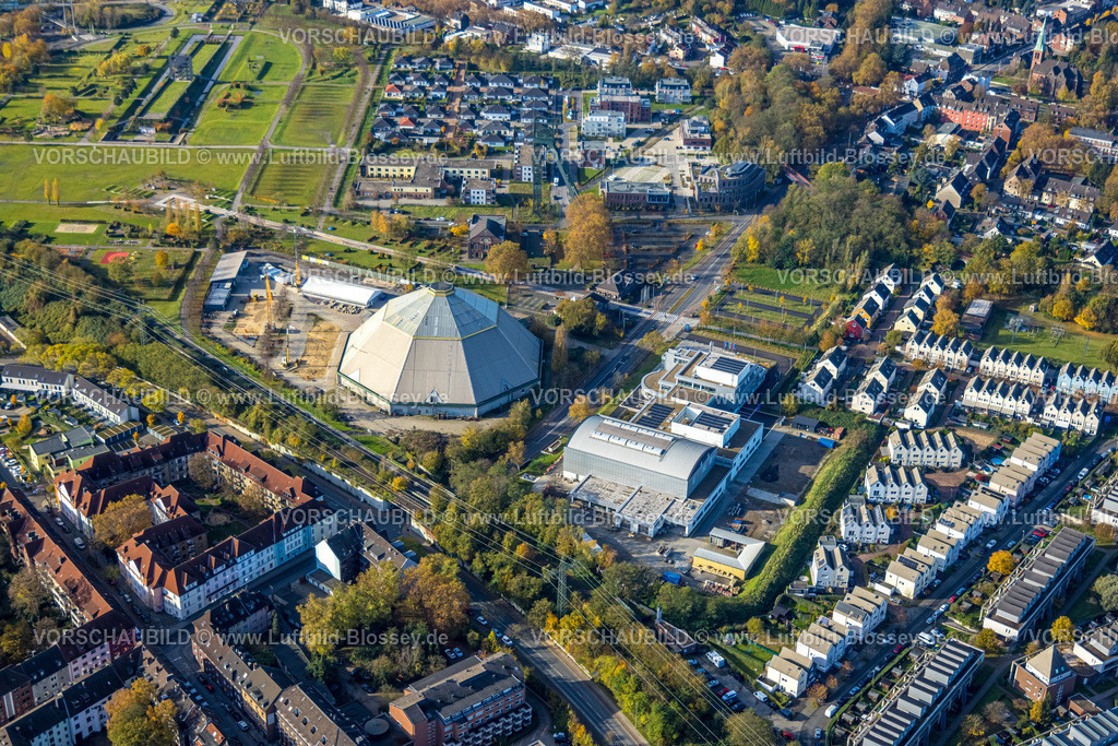 Oberhausen231100164Ausbildungszentrum_Print9999Pixel300dpi | Luftbild des Berufsförderungswerk der Bauindustrie NRW gGmbH, Osterfeld, Oberhausen, Ruhrgebiet, Nordrhein-Westfalen, Deutschland