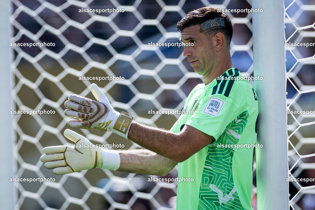 FOOTBALL : Argentine vs Espagne – Finale de la Coupe du Monde FIFA 2026. New York New Jersey Stadium, East Rutherford, New Jersey, États-Unis. 19/07/2026. | Emiliano Martínez #23 (Argentine)