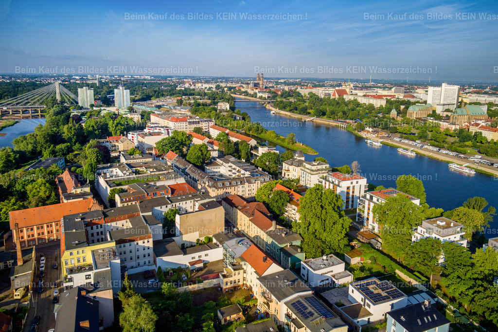 Magdeburg MWG Lingnerstraße Garten Zoll Werder Elbe Petriförder-0036 | Die Magdeburger Platte® - das sind die schönsten Luftbilder von Magdeburg & Sachsen-Anhalt auf Acryl, Leinwand oder zum Download. Das ist Luftbildfotografie & Luftbildaufnahmen mit Drohne & Flugzeug.  - Realisiert mit Pictrs.com
