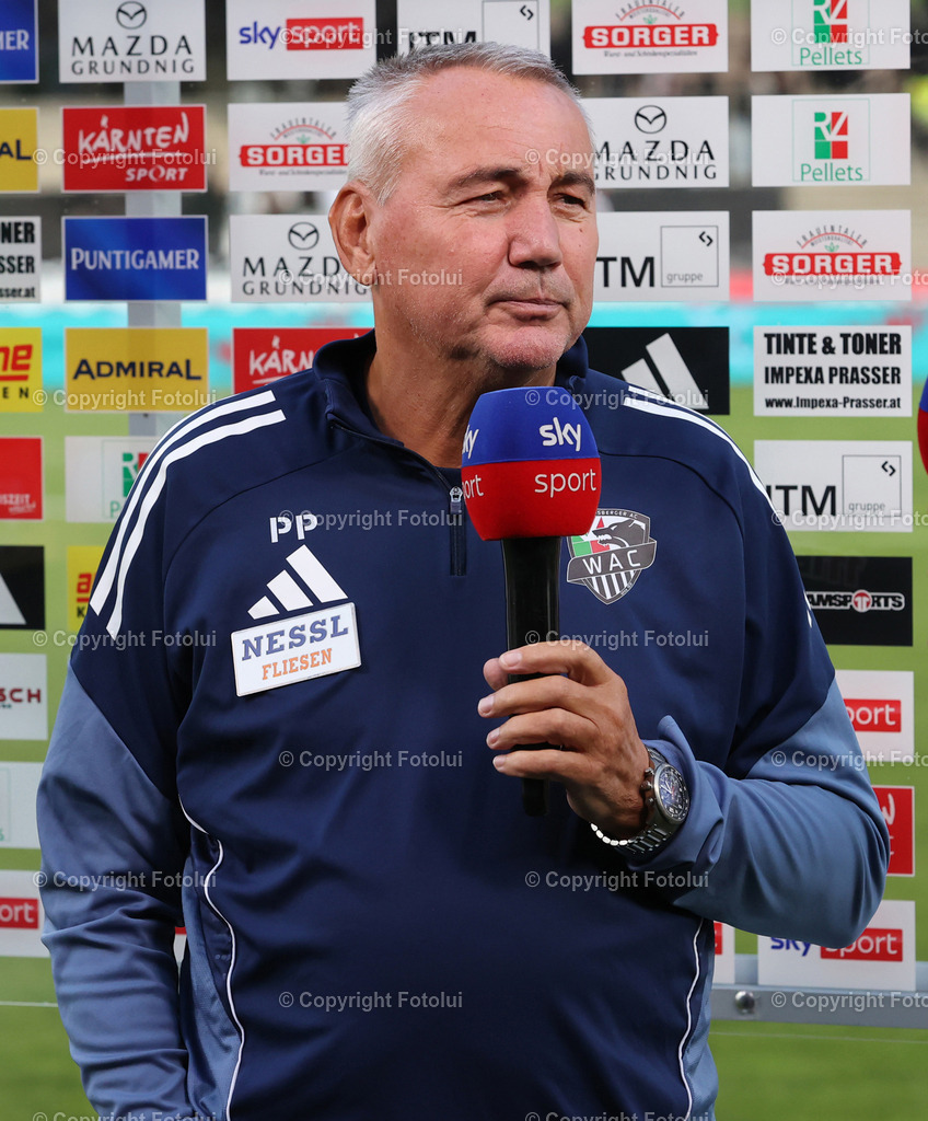 A_LUI_18102025_0013 | SPORT FUSSBALL ADMIRAL BUNDESLIGA RZ PELLETS WAC-SV OBERBANK RIED 18.10.25 IM BILD: PETER PACULT  (WAC)   FOTO:FOTOLUI/MW
