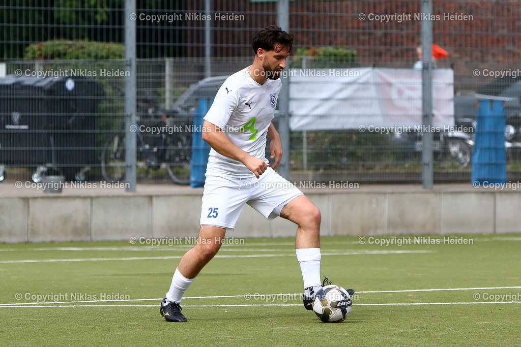 NH_FCSüderelbe_KlubKosova_Testspiel_HarburgPokal_21072024 | #25 Marcel Andrijanic (FC Süderelbe)Fußball I Herren I Testspiel (Harburg-Pokal) I Saison 2024-2025 I FC Süderelbe - Klub Kosova I 21.07.2024 I Sportplatz Alter Postweg
