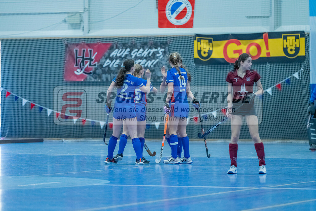 HK_20240303_109021 | Spiel um Platz 7 Deutsche Meisterschaft WU16 am 3.3.2024 Halle DHC, Düsseldorf ,