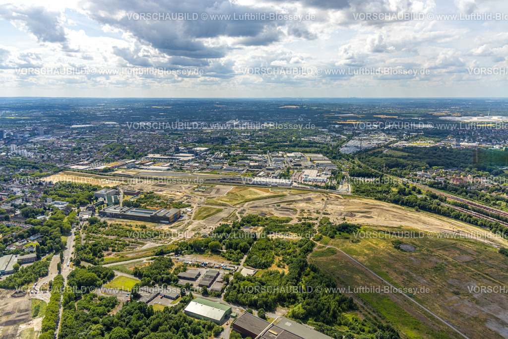 Dortmund230700022 | Luftbild, Gewerbegebiet Westfalenhütte, Borsigplatz, Dortmund, Ruhrgebiet, Nordrhein-Westfalen, Deutschland