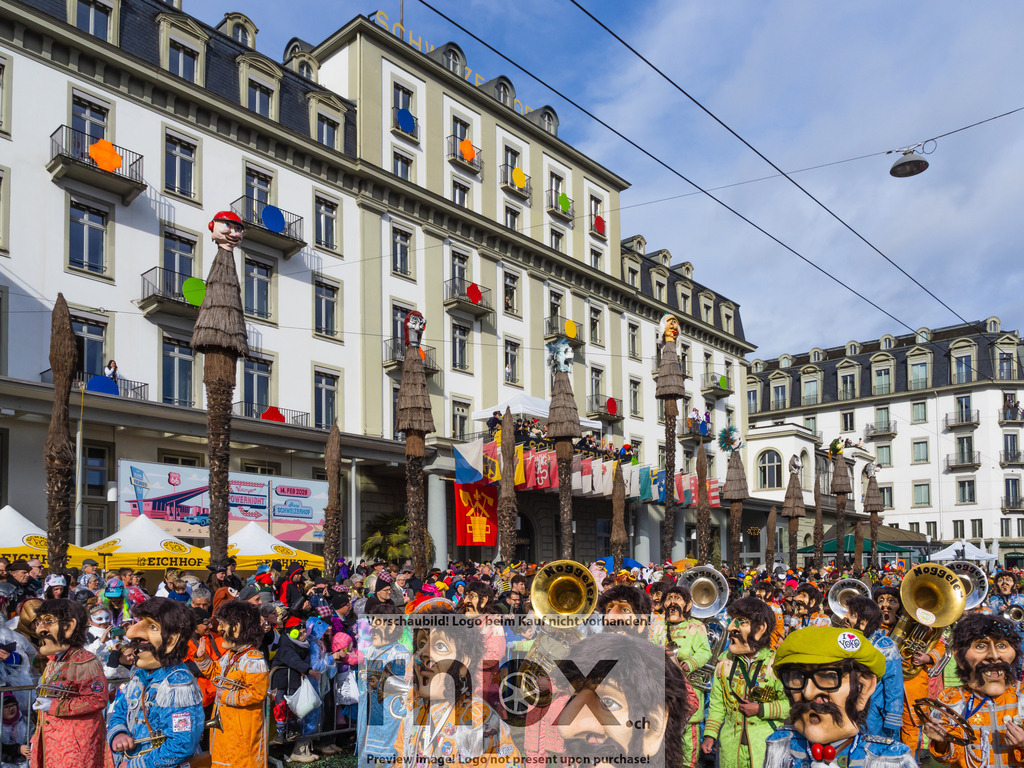 Fritschi-Umzug Luzern 2026 | Foto-Standort: Schweizerhof Luzern - Realisiert mit Pictrs.com