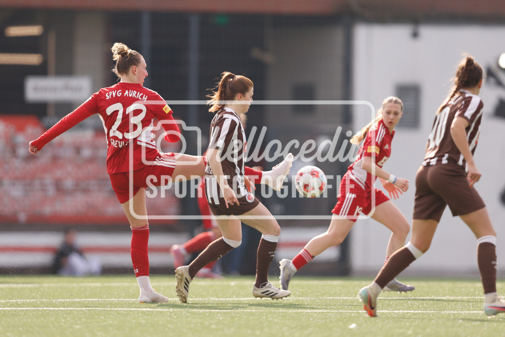 Fußball I Frauen I Saison 2025-2026 I Regionalliga Nord I 15. Spieltag I St. Pauli - SpVg Aurich-63 | realhellocedii - Realisiert mit Pictrs.com