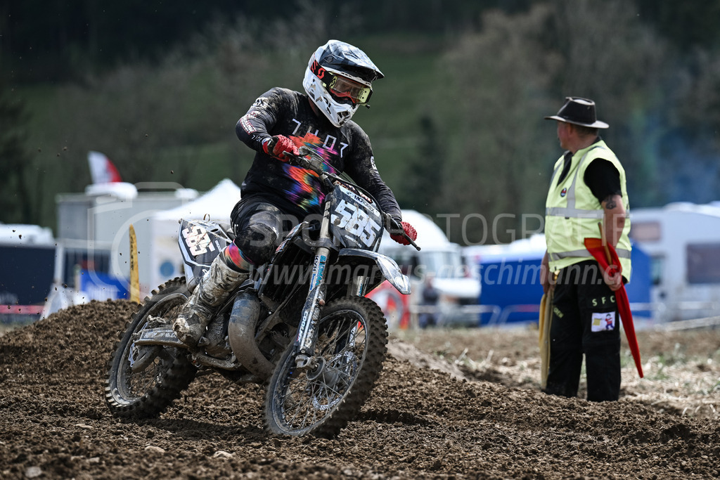 Motocross Schlatt bei Winterthur - 29. April 2023 | #585 Goncalves Manuel aus Bischofszell (CH) auf Yamaha in der Kategorie MX2 am Motocross Schlatt bei Winterthur, 29. April 2023.
Instagram: @mx_schlatt | @mc_wila | @sam_schweiz
Bild: Sportfotografie Markus Aeschimann | www.markus-aeschimann.ch - Realisiert mit Pictrs.com