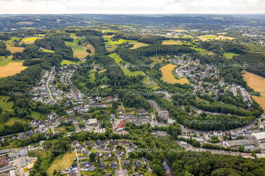 Witten230701682 | Luftbild, Ortsansicht Ortsteil Buchholz, Witten, Ruhrgebiet, Nordrhein-Westfalen, Deutschland